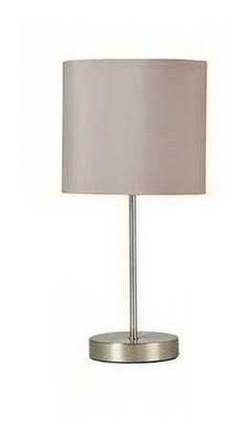 ColourMatch Satin Stick Table Lamp - Cafe Mocha.